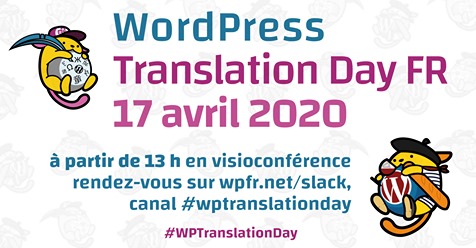 WordPress Translation Day Fr - 17 April 2020